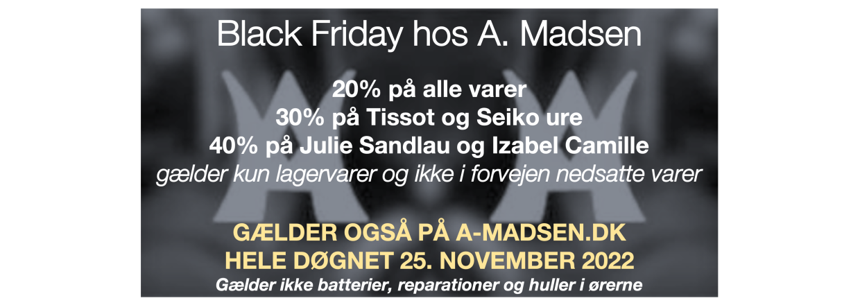 Black Friday hos A. Madsen
