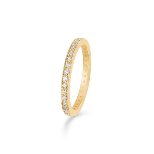 Mads Z Poetry alliancering 14kt guld med brillant 0,33 ct WSI. str. 58