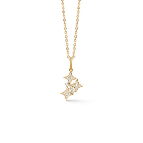 Mads Z 14 kt.guld vedh�ng "Vesper" med brillant 0,10 ct. W.SI