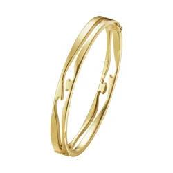 Fusion ben armring i 18 kt guld fra Georg Jensen