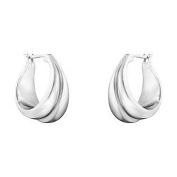 Curve store �reringe fra Georg Jensen i s�lv