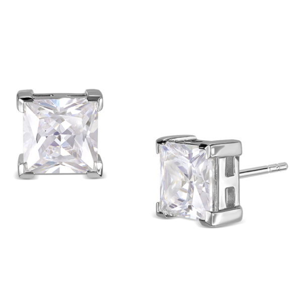 �restikker i rhodineret s�lv med zirkoner fra L&G