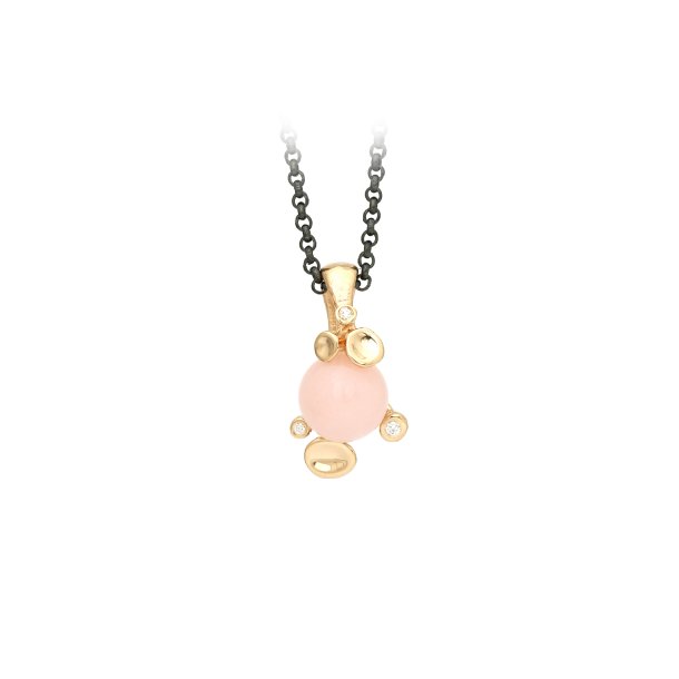 Fiona Changeling vedhng i guld m. diamanter fra Per Borup Design