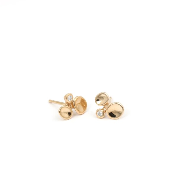Fiona restikker i guld m. diamanter fra Per Borup Design