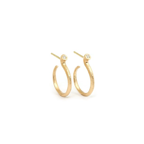 Ophelia reringe i guld m. diamanter fra Per Borup Design