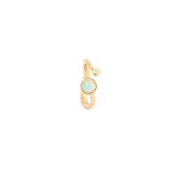 Ophelia ring, stor, i guld m. opal og diamant fra Per Borup Design