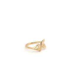 Kaya ring, lille, i guld m. diamant fra Per Borup Design
