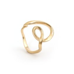Calligraphy ring i guld fra Per Borup