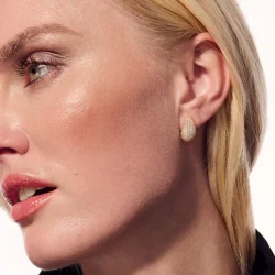 Goccia Altro restikker i forgyldt slv med zirkoner fra Sif Jakobs