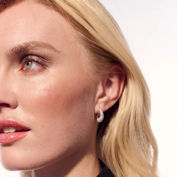 Glorenza Piccolo creoler i slv med zirkoner fra Sif Jakobs