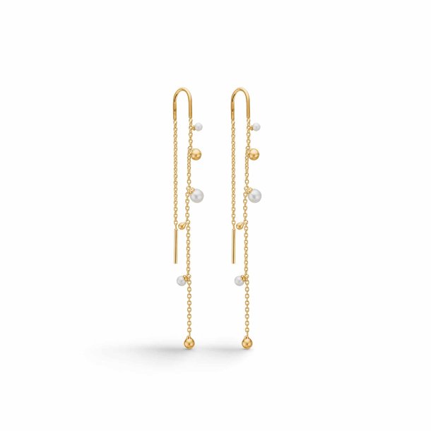 Mads Z Bubbles n� pearls �reh�ngere 14 kt. m. ferskvandsperler