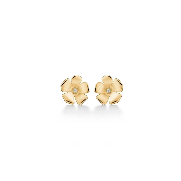 Mads Z Fleur 14 kt �restik med brillant
