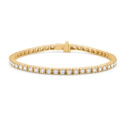 Tennis armbnd i rdguld med brillanter fra Mads Z.