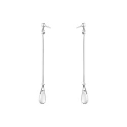 Georg Jensen Vivianna Torun �reringe i s�lv med bjergkrystal