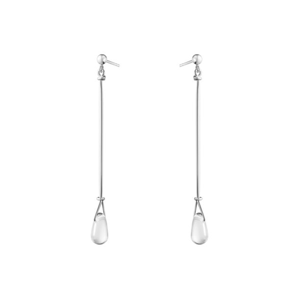 Georg Jensen Vivianna Torun �reringe i s�lv med bjergkrystal