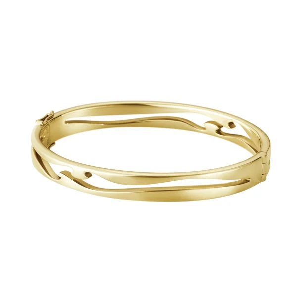 Fusion ben armring i 18 kt guld fra Georg Jensen