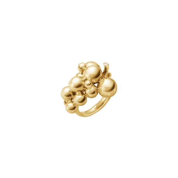 Moonlight Grapes ring i 18 kt guld fra Georg Jensen