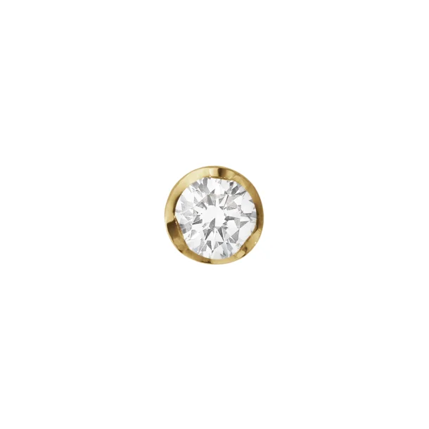 Signature restik i guld med diamant 0,10 ct fra Georg Jensen