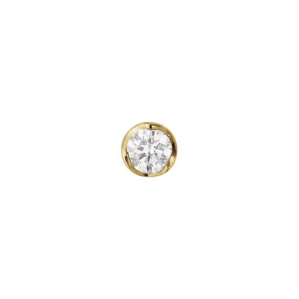 Signature restik i guld med diamant 0,05 ct fra Georg Jensen