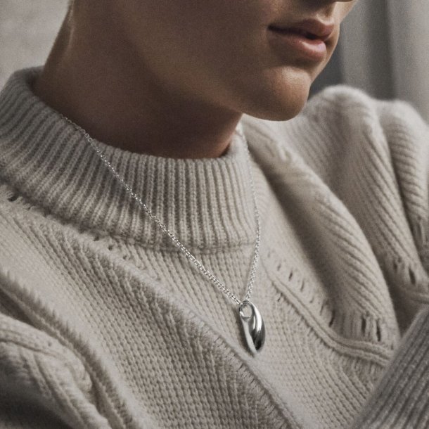 Reflect vedhng, medium, med kde i sterlingslv fra Georg Jensen