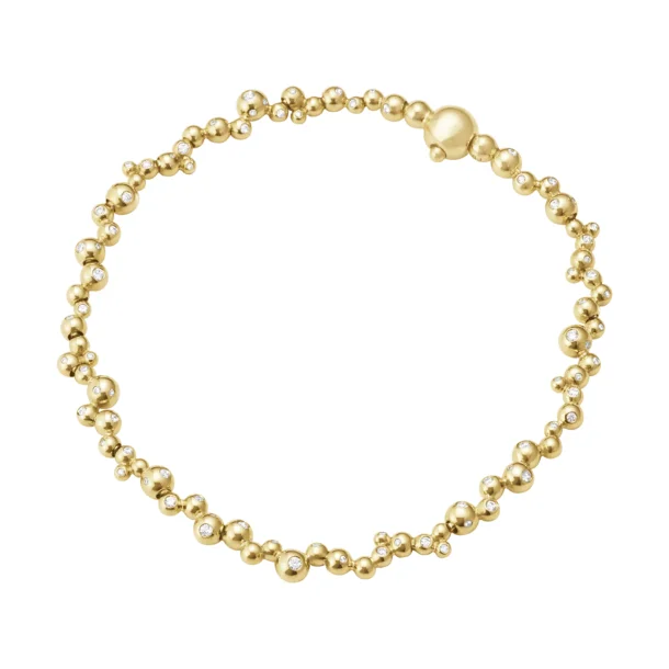 Moonlight Grapes armbnd i guld m. diamanter fra Georg Jensen