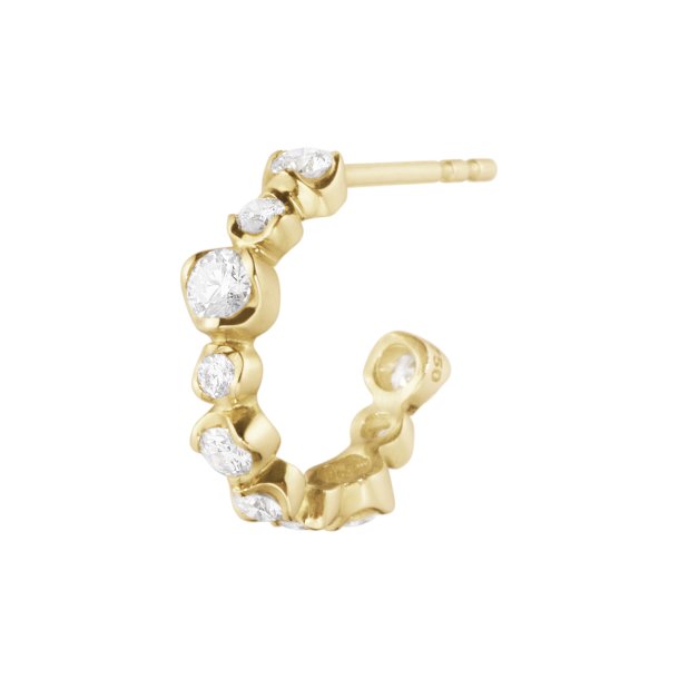 Signature rering i 18 kt guld med diamanter fra Georg Jensen