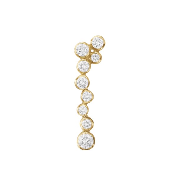 Signature rering i 18 kt guld med diamanter fra Georg Jensen