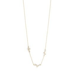 Signature halskde i 18 kt. guld med diamanter fra Georg Jensen