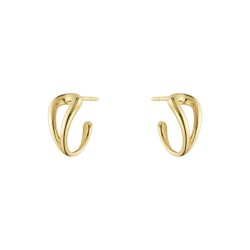 Mercy Swirl reringe i guld fra Georg Jensen