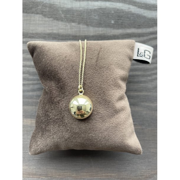 Smooth Big halskde i forgyldt slv fra L&G