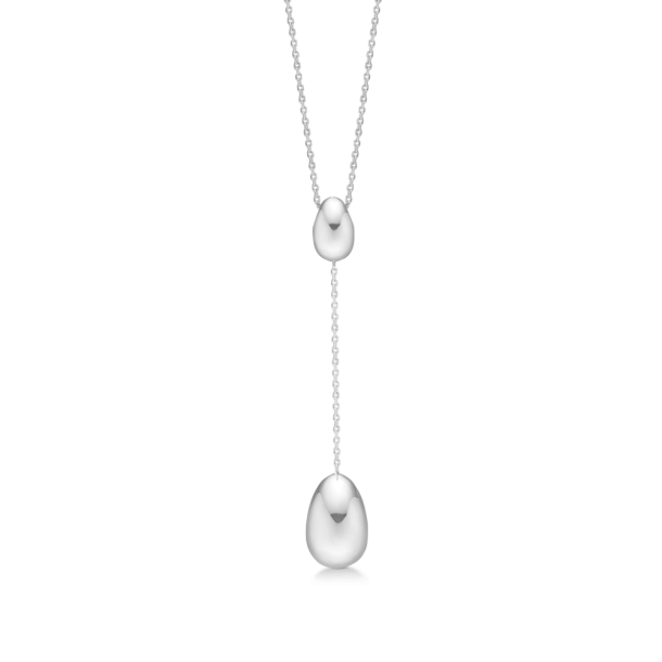 Mads Z Dangling Ellipse s�lv collier