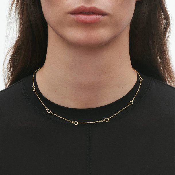 Georg Jensen Offspring halsk�de i guld