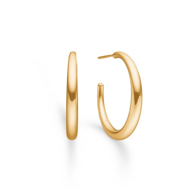 Silvia creoler i guld fra Mads Z