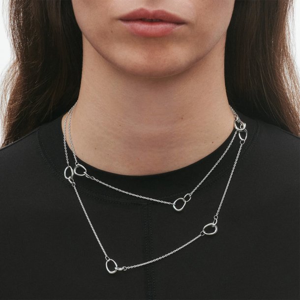 Georg Jensen Offspring sautoir-halsk�de i s�lv
