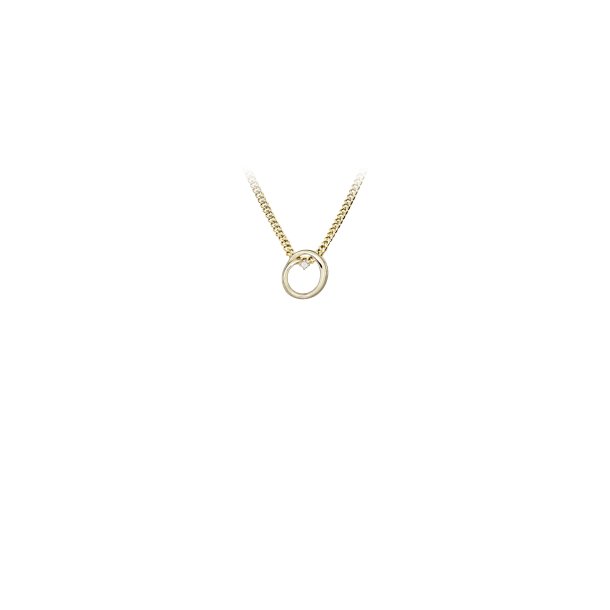 L&G Vedh�ng i guld med zirkon