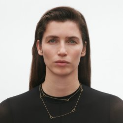 Georg Jensen Offspring sautoir-halsk�de i guld