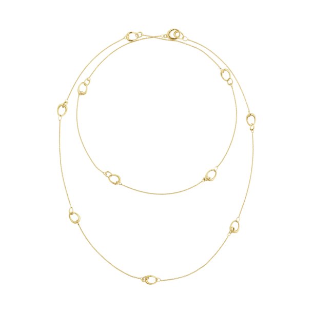 Georg Jensen Offspring sautoir-halsk�de i guld