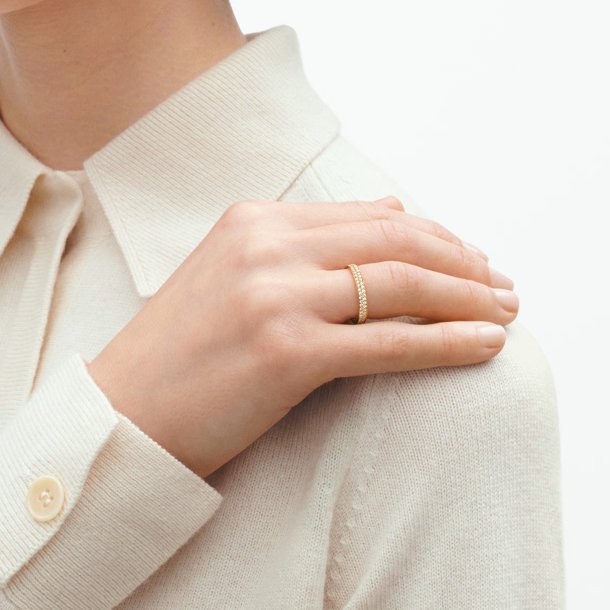 Georg Jensen Magic ring i 18 kt. guld med diamanter
