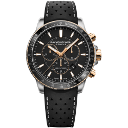Raymond Weil Tango herreur med kronograf og gummirem