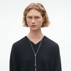 Georg Jensen Reflect s�lvcollier bindek�de 130 cm