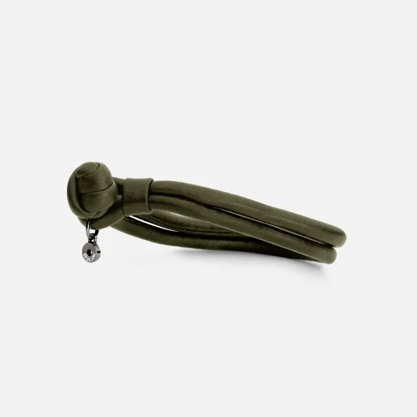 Ole Lynggaard Sweet Drops l�derarmb�nd army str. M