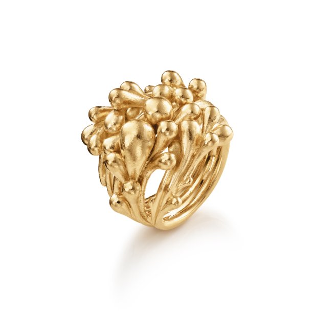 Boho Cluster ring i guld fra OLE LYNGGAARD COPENHAGEN