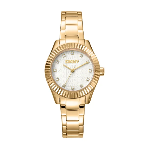 DKNY Everyday Women Chambers Glitz armb�ndsur forgyldt st�l