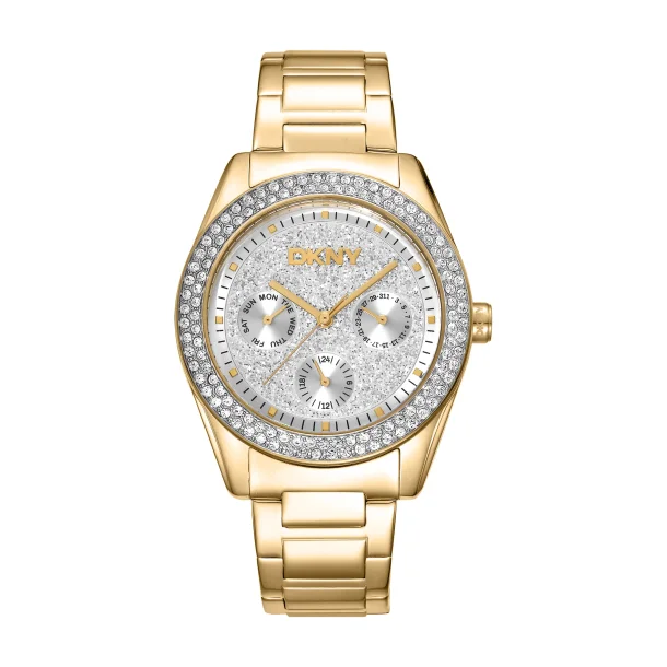 DKNY Evening Women Chambers Multi Glitz armb�ndsur forgyldt st�l