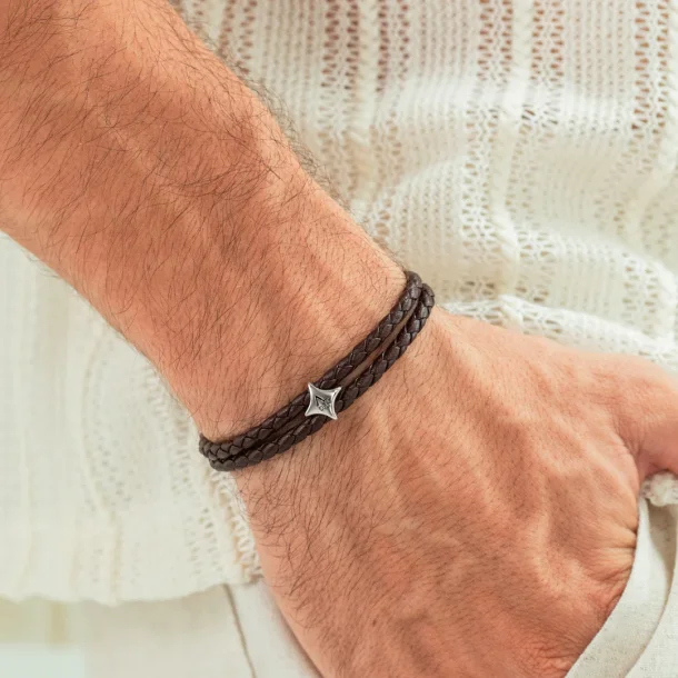 Bolo l�derarmb�nd i brun fra Alexander Lynggaard