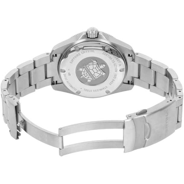 Certina DS Action powermatic st�l sort skive 38mm