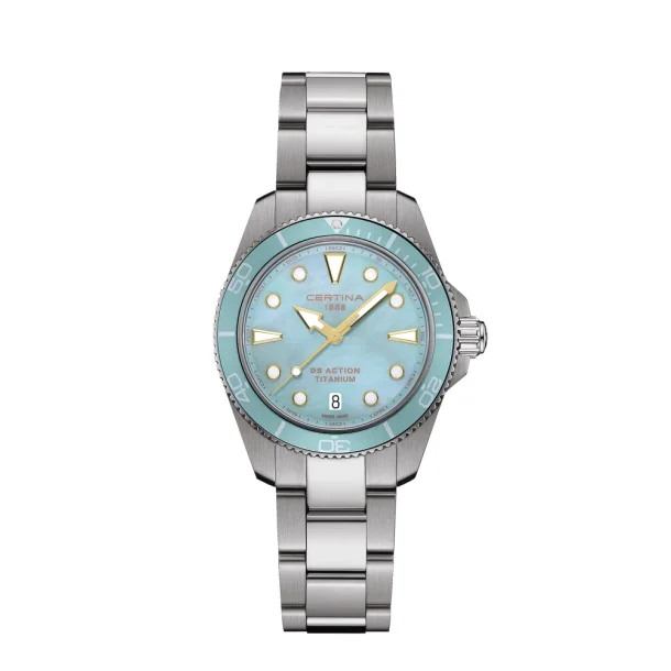 Certina DS Action dameur i titan med perlemor