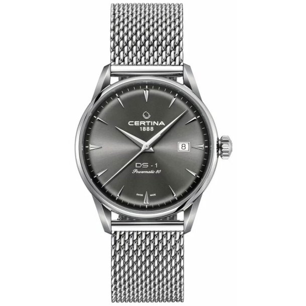 Certina DS-1 powermatic herreur st�l gr� skive med l�nke
