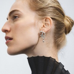 Moonlight Grapes Chandelier rering, stor, i slv fra Georg Jensen