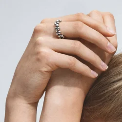 Moonlight Grapes ring i slv fra Georg Jensen